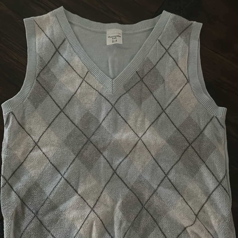 Argyle sweater vest